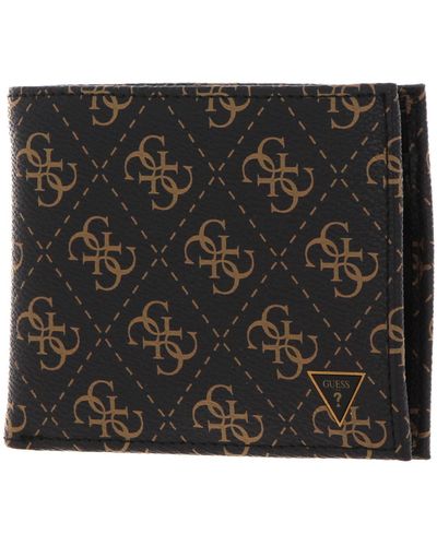Guess Vezzola Smart Billfold With Coinpocket Brown / Ochre - Nero