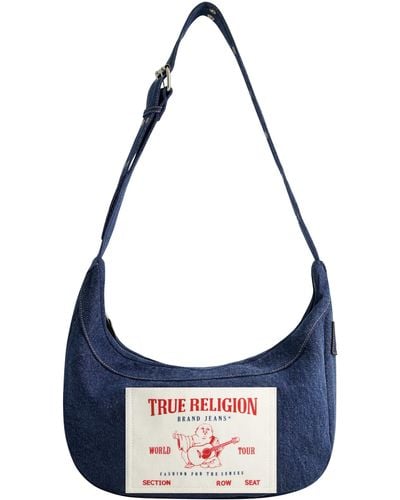 True Religion Shoulder Bag Purse - Blue