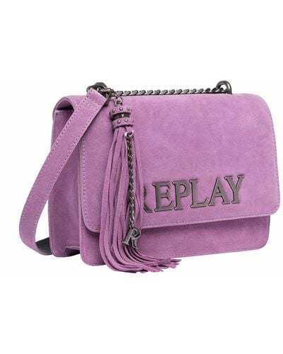 Replay Fw3000 Handbag - Purple