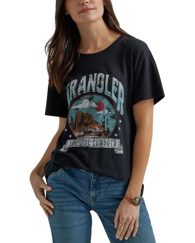 Wrangler Western Retro Short-sleeve Graphic T-shirt - Black