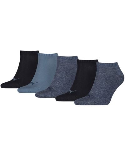 PUMA _adult Plain Sneaker-trainer Socks - Blue