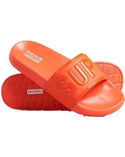 Superdry Code Core Vegan Pool Slide Flip-flop - Orange