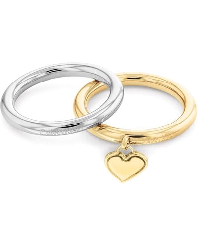 Calvin Klein Ring für Kollektion ALLURING Gelbgold - 35000326C - Schwarz