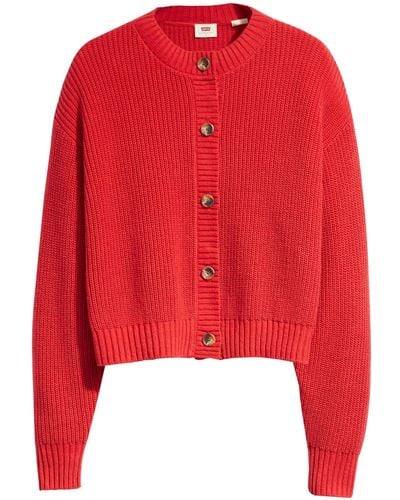 Levi's Cat Cardigan Sweaters - Rot