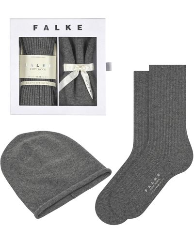 FALKE Cosy Cashmere Giftset Socks - Grey