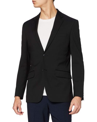 FIND Regular Fit Dress Suit Jacket Anzugjacke - Schwarz