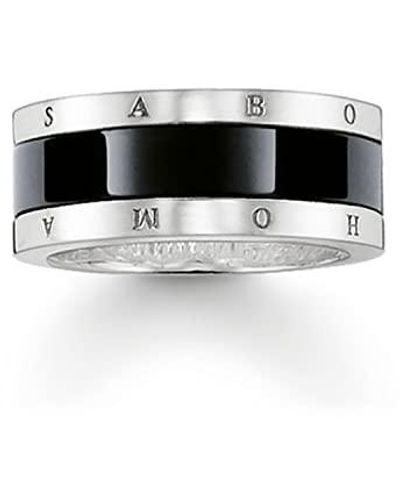 Thomas Sabo 925 Argent|#Silver - Noir