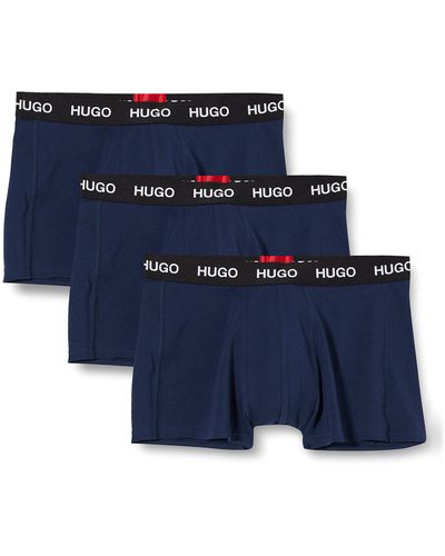 HUGO Boxer trunk triplet pack - Blau