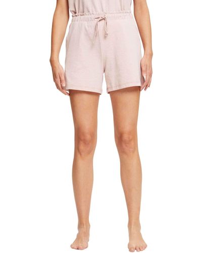 Esprit Bodywear Cosy Melange Sus S.shorts Pyjama-onderdeel - Wit
