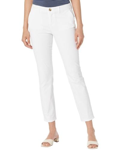 Tommy Hilfiger Hampton Chino Lightweight Pants For With Relaxed Fit - White