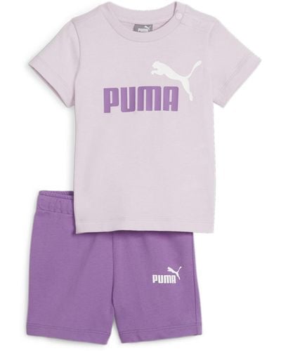 PUMA Ensemble t-Shirt et Short Minicats Survêtement - Violet