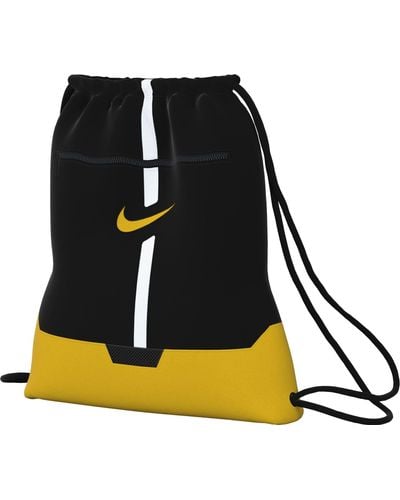 Nike DA5435-014 Academy Sports backpack Adult BLACK/MTLC GOLD COIN/MTLC GOLD COIN Tamaño Uni - Negro