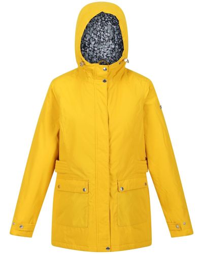 Regatta S Brenlyn Waterproof Insulated Jacket Coat - Yellow