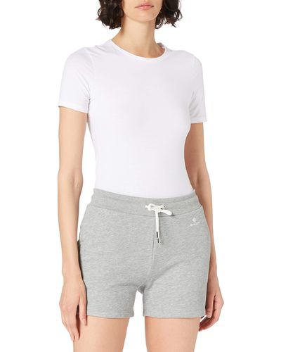 GANT Sweat Shorts Lock Up in Grau Größe S