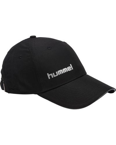Hummel Mütze Basic Cap Multisport Erwachsene Atmungsaktiv Leichte Design Black - Schwarz