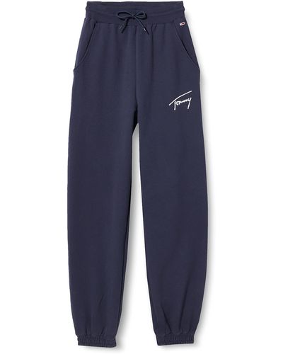 Tommy Hilfiger Tommy Jeans Tjw Tommy Signature Sweatpant - Blue