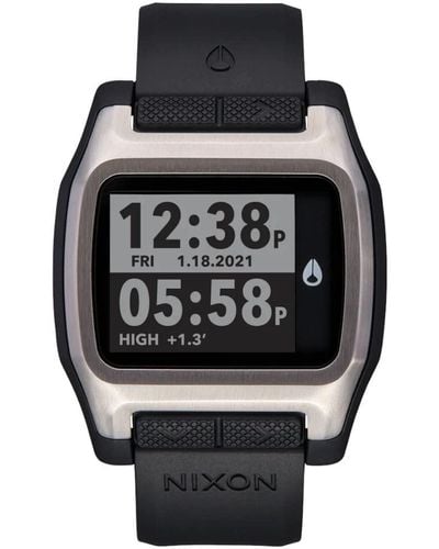 Nixon Digital Japanisches Automatikwerk Uhr mit Kunststoff Armband A1308-625-00 - Mehrfarbig
