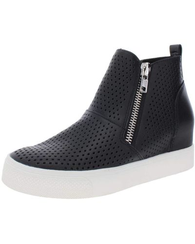 Steve Madden Wedgie Wedge Trainers - Black