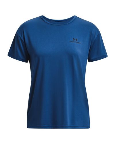 Under Armour S Rush Energy Short Sleeve 2.0 T-shirt Blue S