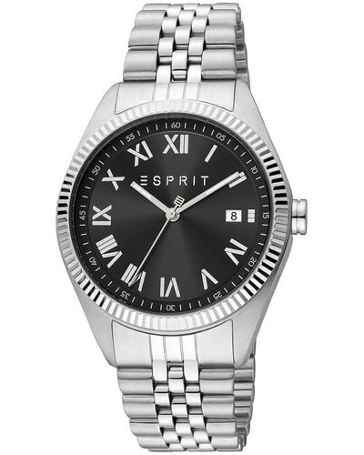 Esprit Lässige Uhr ES1G365M0055 - Grau