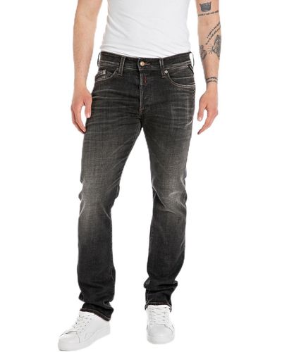 Replay Men's Jeans With Stretch - Black
