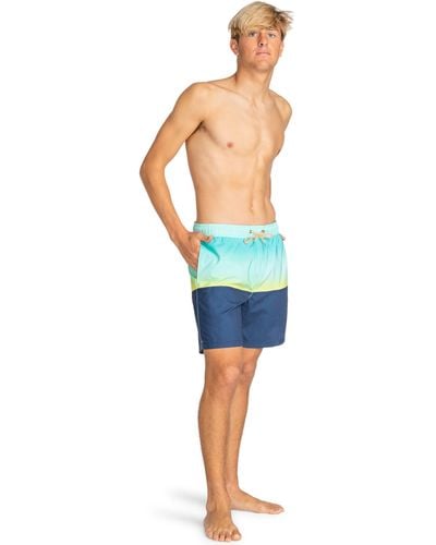 Billabong Pantaloncini da nuoto da uomo 50 Layback - Blu