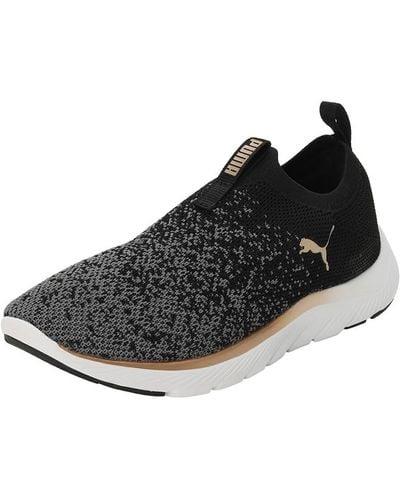 PUMA Softride Remi Slip-on Knit Wn's Road Running Shoes - Black