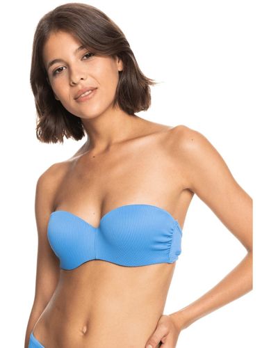 Roxy Bandeau Bikini Top for - Blau