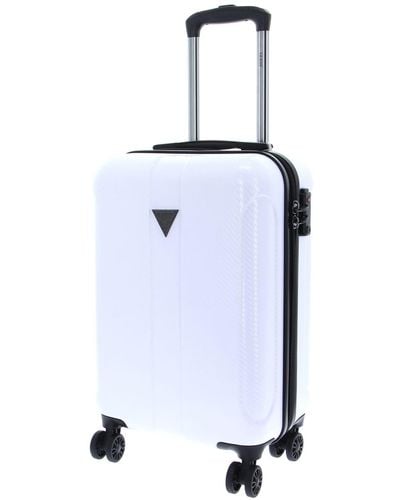 Guess Lustre2 8-wheel 18 In Trolley S White - Wit