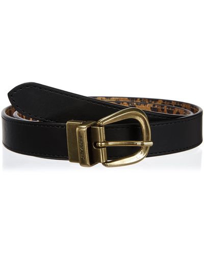 Levi's Reversible Belt with Print - Noir