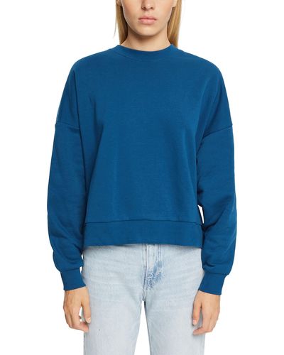 Esprit 092cc1j302 Sweatshirt - Blue