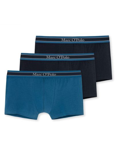 Marc O' Polo Body & Beach Multipack M-Shorts 3-Pack Retroshorts - Blau