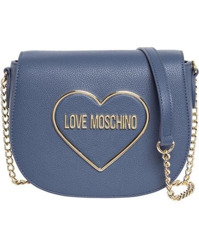 Love Moschino Women Crossbody Bags Denim - Blue