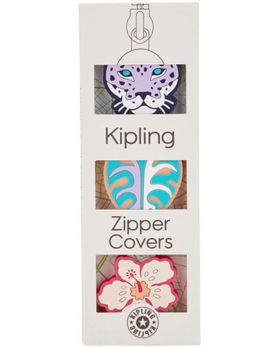 Kipling BTS PULLERS Mix Reflektierende Charaktere Zip Puller Covers - Weiß