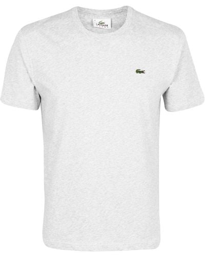 Lacoste T-Shirt TH2038-00 Einfarbig - Weiß