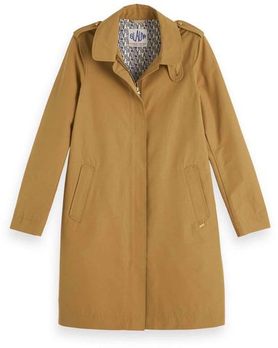 Scotch & Soda Maison Classic Trench Coat with Special Detailing Jacke - Natur