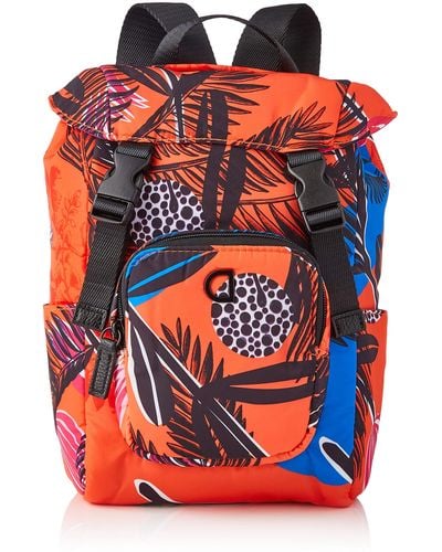 Desigual Fabric Backpack Medium - Orange