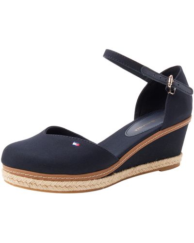 Tommy Hilfiger Wedge Espadrilles Keilabsatz - Blau