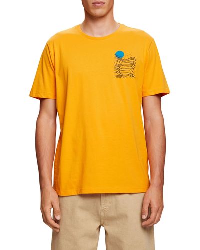 Esprit 063cc2k305 T-shirt - Yellow