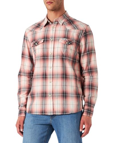 Wrangler LS Western Shirt Camicia - Multicolore