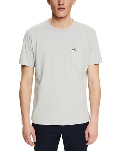 Esprit Collection 042eo2k302 T-shirt - Grey