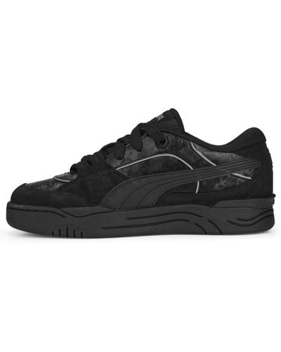 PUMA 180 Night Rider Lace Up Trainers Shoes Casual - Black