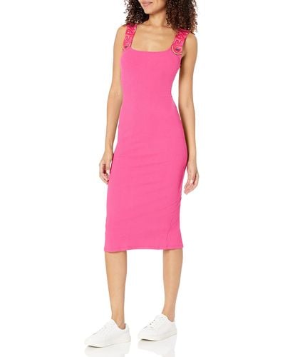 Desigual Knit Dress Straps - Pink