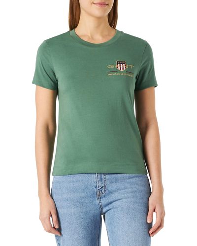 GANT 4200417-309-s Archive Shield Ss T-shirt - Green
