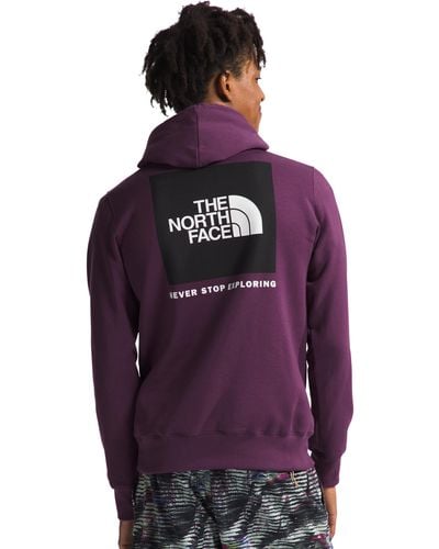 The North Face Box Never Stop Exploring Pullover Hoodie - Purple