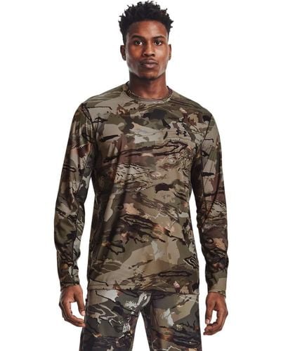 Under Armour Iso-chill Brush Line Langarm-T-Shirt Sweatshirt mit Rundhalsausschnitt - Mehrfarbig