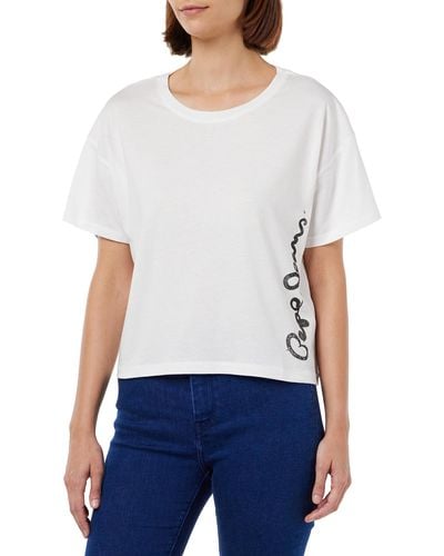 Pepe Jeans Beth T-Shirt - Bianco