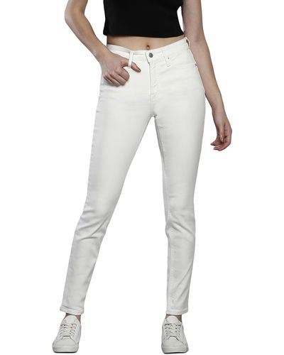Calvin Klein CK Jeans Jeans Jeans CK Jeans Mid Rise Skinny Donna TG W28L30 - Bianco