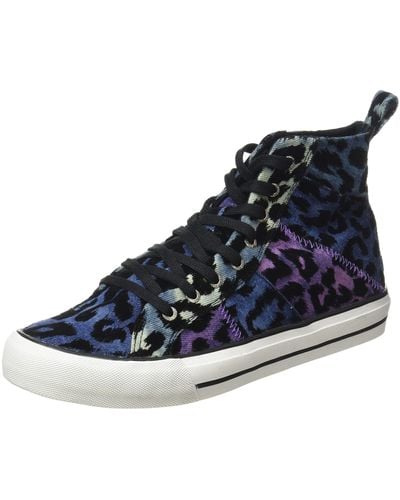 Desigual Shoes_beta_leopard Sneaker - Blue