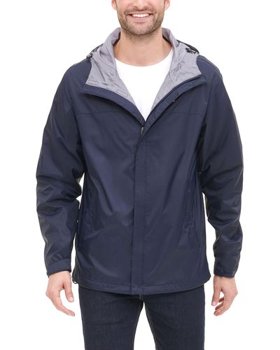 Tommy Hilfiger Waterproof Breathable Hooded Jacket - Blue